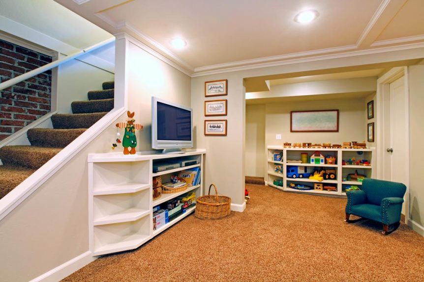 Finished basement