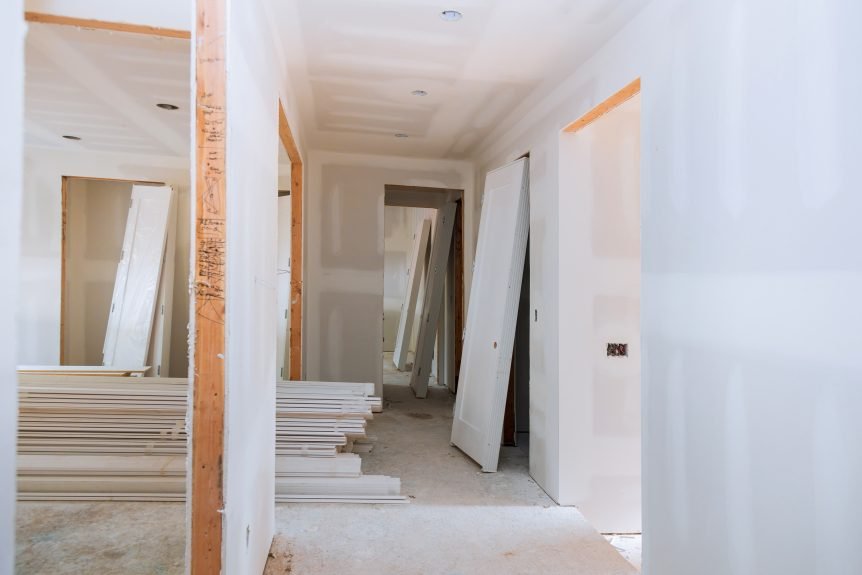 Home remodeling, empty building